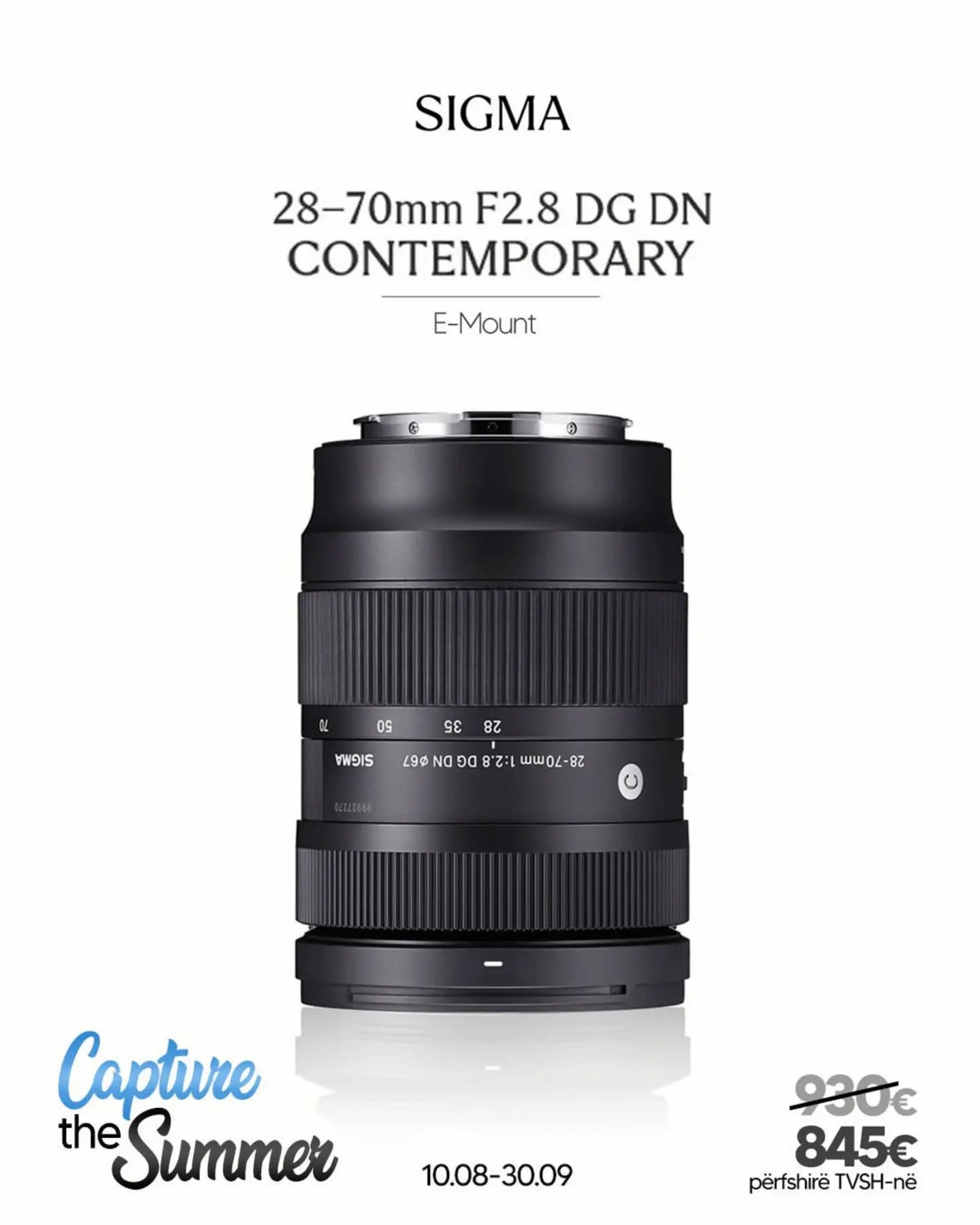 Sigma 28-70mm F2.8 DG DN | Contemporary për Sony E